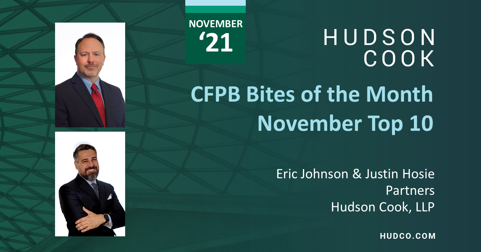 CFPB Bites Of The Month - November Top 10